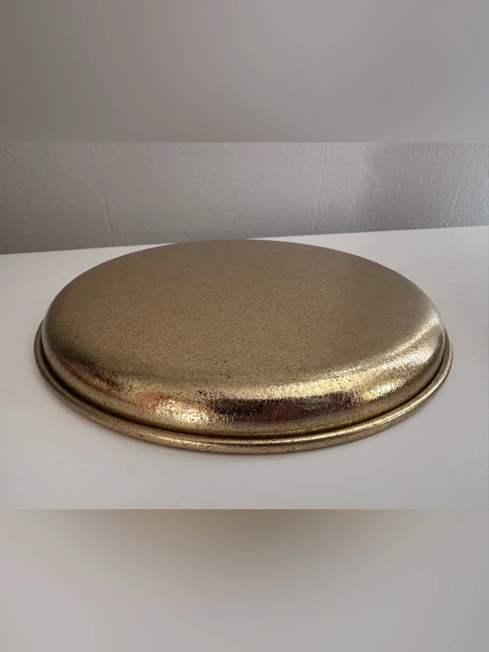 Vintage Decorative Tin Trays - Acorns and Rose - Excellent Condition